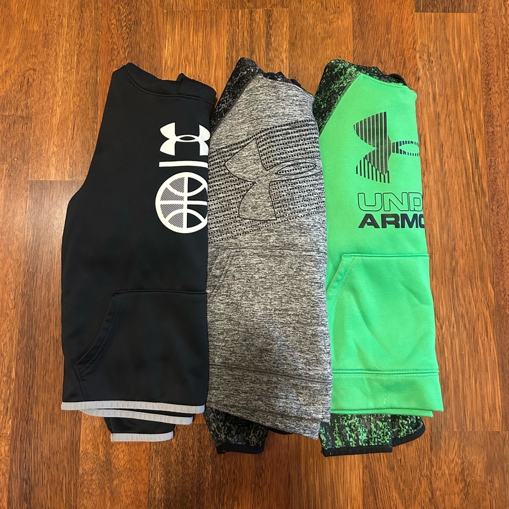 Set of 3 Under Armour hoodies
